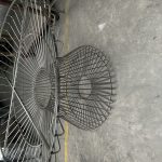 WENDING silver radial spider-web round dining table sculptural sunflower base hotel table