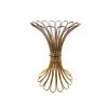 WENDING gold flower bundle arc rod sculptural bar table base wheat sheaf pedestal stand