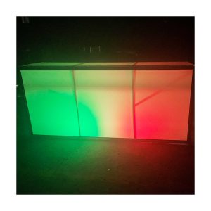 WENDING LED tri-colour gradient wedding reception desk festival light-up bar counter green white red