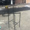WENDING iron arc-ring high-back bar stool hotel counter chair