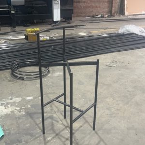 WENDING iron arc-ring high-back bar stool hotel counter chair