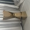 WENDING gold X-twist waist sculptural display stand hourglass art object wedding pedestal