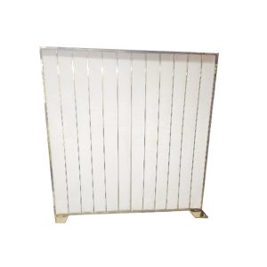 WENDING white gold vertical stripe square backdrop panel modern wedding photo wall