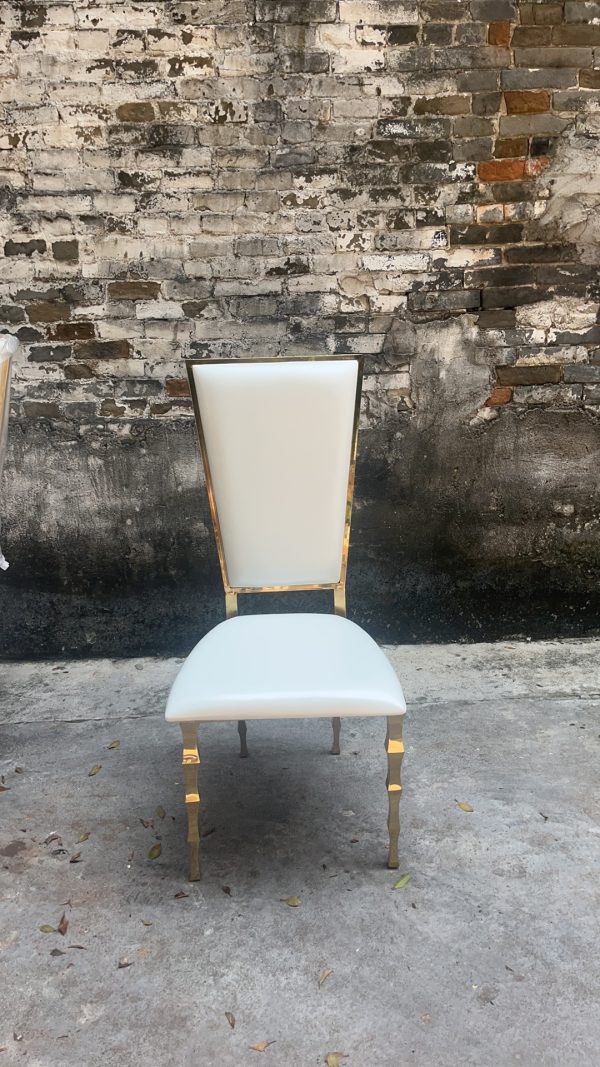 WENDING red velvet floating backrest dining chair gold legs modern luxury chair