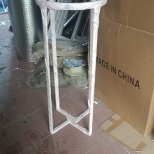 WENDING white single-ring vase holder flower stand minimalist wedding floral pedestal