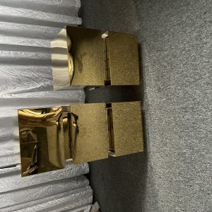 WENDING gold round floral display stand luxury wedding flower pedestal