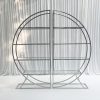 WENDING silver circular 4-tier glass display rack premium wedding wine dessert stand
