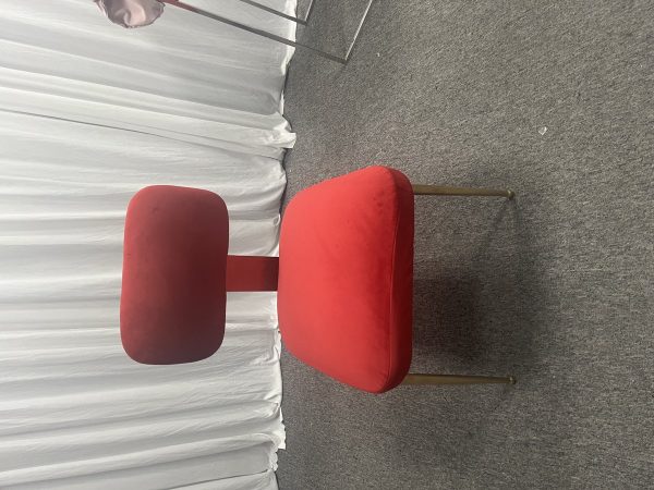 WENDING silver X-cross rosette arched dining chair white leather modern hotel chair