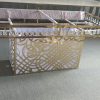 WENDING gold rose-carved crystal-pendant signing table luxury wedding welcome desk