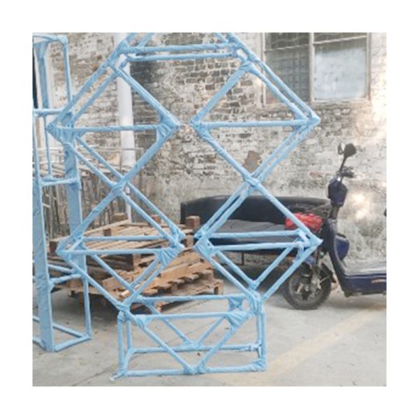 WENDING geometric diamond stacked multi-cell wedding display rack modern event stand