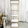 WENDING gold frame white 5-tier wedding display shelf modern light luxury event rack