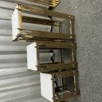 WENDING gold frame multi-tier display rack wedding floral dessert open shelf stand