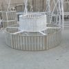 WENDING white gold multi-tier pavilion dessert display station castle gazebo wedding stand