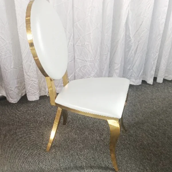 WENDING 815 round back chair detail - O-back ring frame cabriole legs luxury wedding event chair