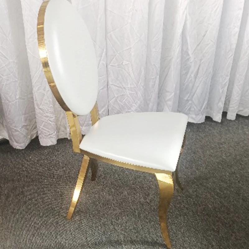 WENDING 815 round back chair detail - O-back ring frame cabriole legs luxury wedding event chair