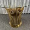 WENDING gold radial fountain tube-bundle round cake signing table wheat sheaf pedestal